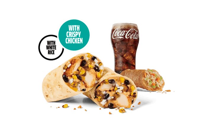 Baja Ranch Chicken Wrap Combo