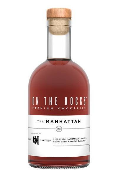 On the Rocks Basil Hayden Bourbon Manhattan Cocktail (375 ml)