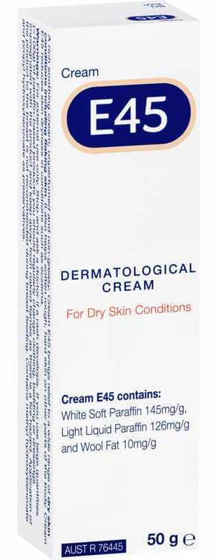 E45 Moisturising Cream for Dry Skin & Eczema 50g