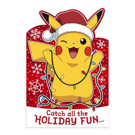 Hallmark Pokmon Christmas Cards Delivery Near Me | Order Online | Uber Eats