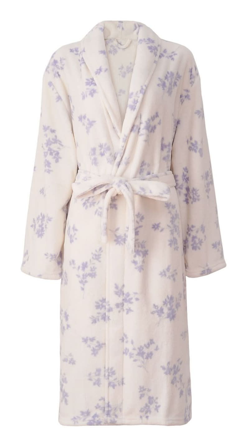 Wayland Square Ultra Soft Flannel Robe Delivery Near Me | Order Online |  Uber Eats