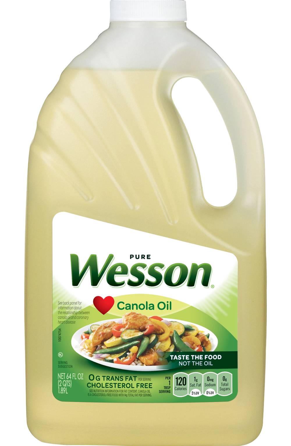 Wesson Pure Canola Oil (64 fl oz)