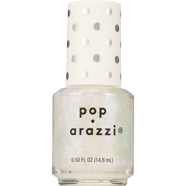 Pop-Arazzi Nail Polish Top Coat Glitter Iridescent Purple