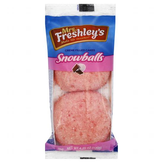 Mrs. Freshley's Creme Filled Snowballs (4.3 oz)