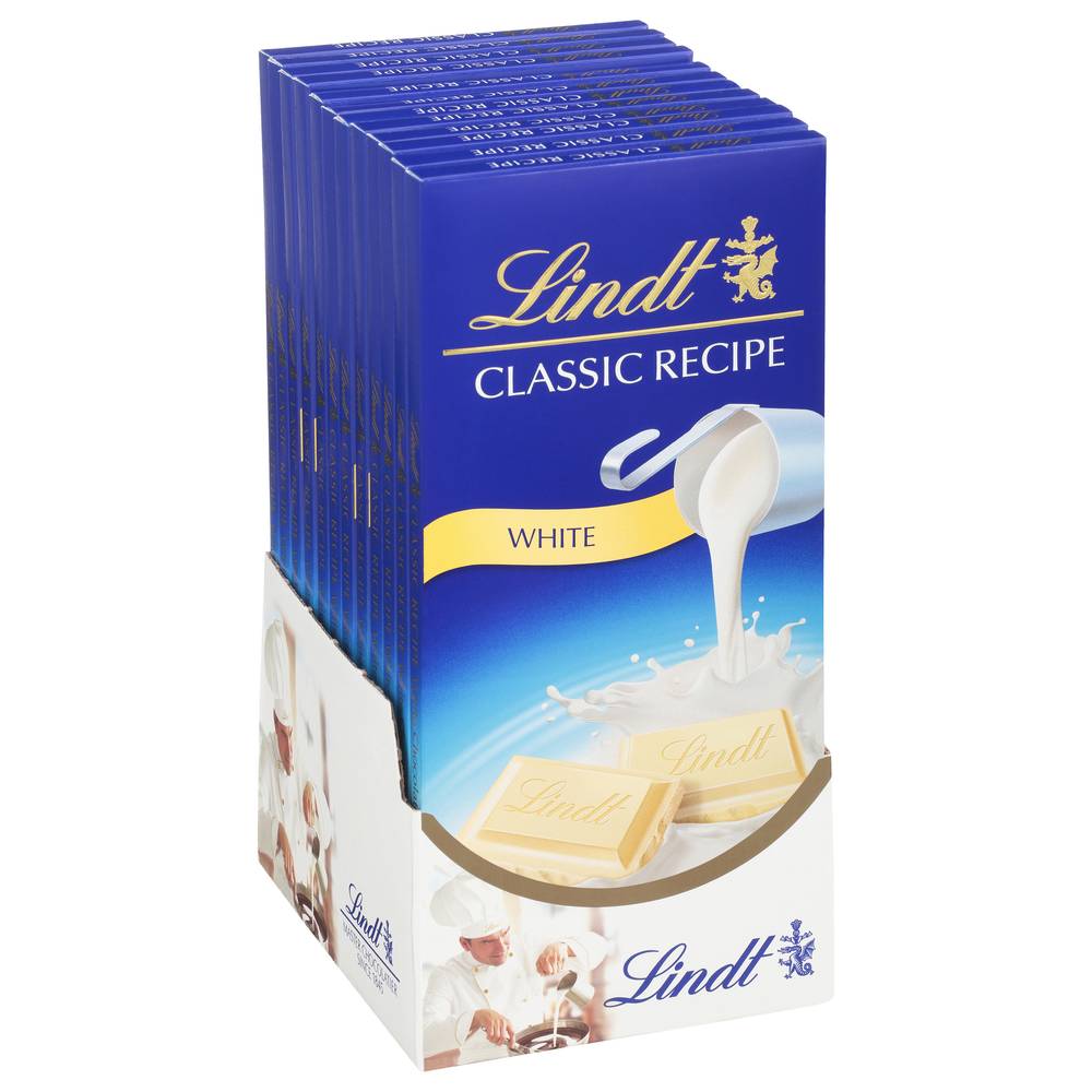 Lindt Classic Recipe Bar, White Chocolate (12 x 4.4 oz)