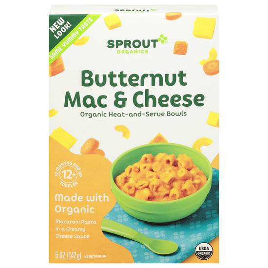 Sprout Foods Organic Butternut Mac & Cheese