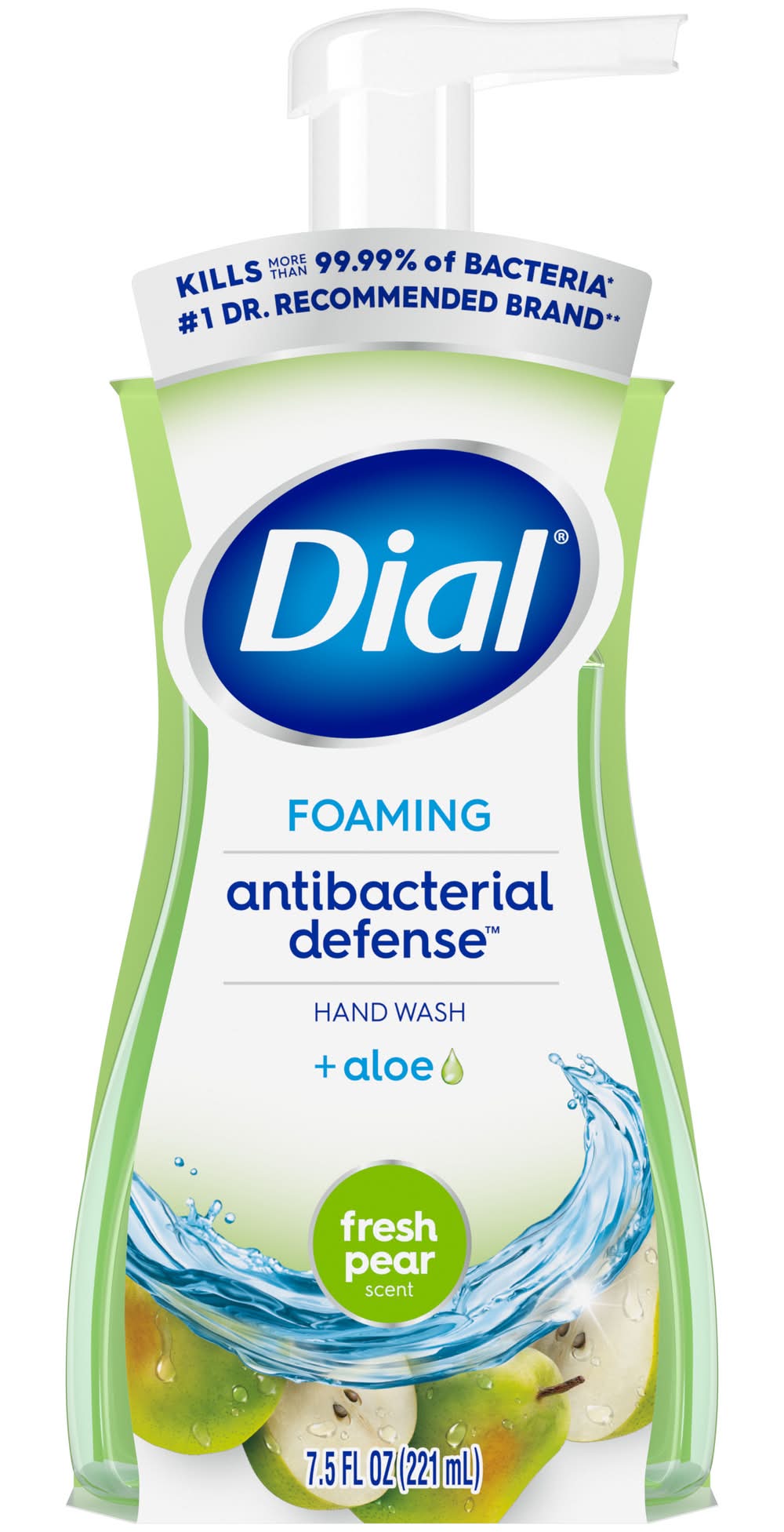 Dial Fresh Pear Foaming Antibacterial Hand Wash (7.5 fl oz)