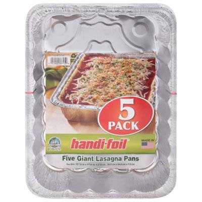 Handi-Foil Giant Lasagna Pans (5 ct)