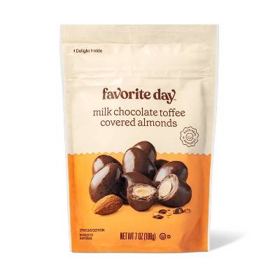 Favorite Day Milk Chocolate Toffee Covered Almonds Candy (7 oz)