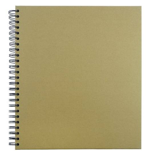Recollections Spiral Bound 40 Pages Scrapbook Album (12 Inch x 12 Inch/Kraft)