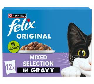 Felix Original Mixed Selection in Gravy 12 x 85g (1.02kg)