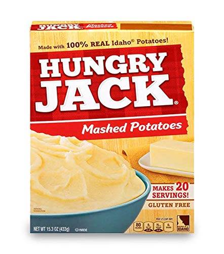 Hungry Jack Gluten Free Mashed Potatoes