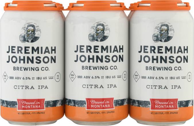 Jeremiah Johnson Brewing Co. Domestic Citra Ipa Beer (6 ct, 12 fl oz)