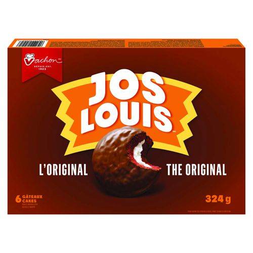 Vachon gâteaux jos louis l’original (6 unités, 324 g) - jos louis the original cakes (6 units, 324 g)