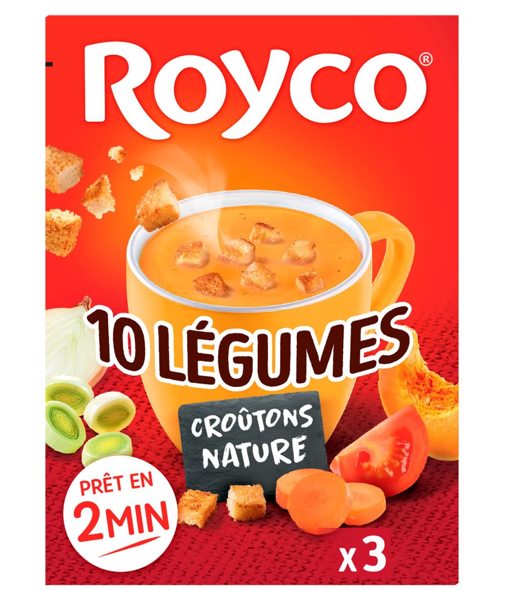 Royco - Velouté 10 légumes croutons romarin (3)