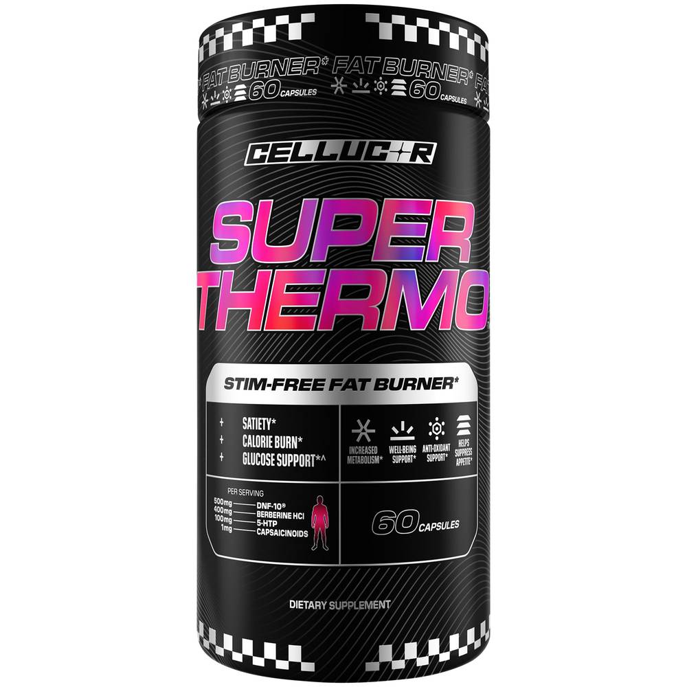 Cellucor Super Thermo Stim-Free Fat Burner Capsules (60 ct)