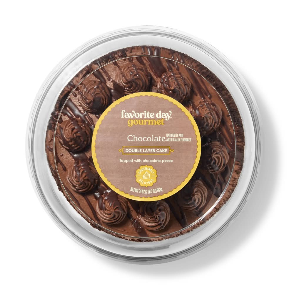 Favorite Day Double Layer Chocolate Cake (34 oz)