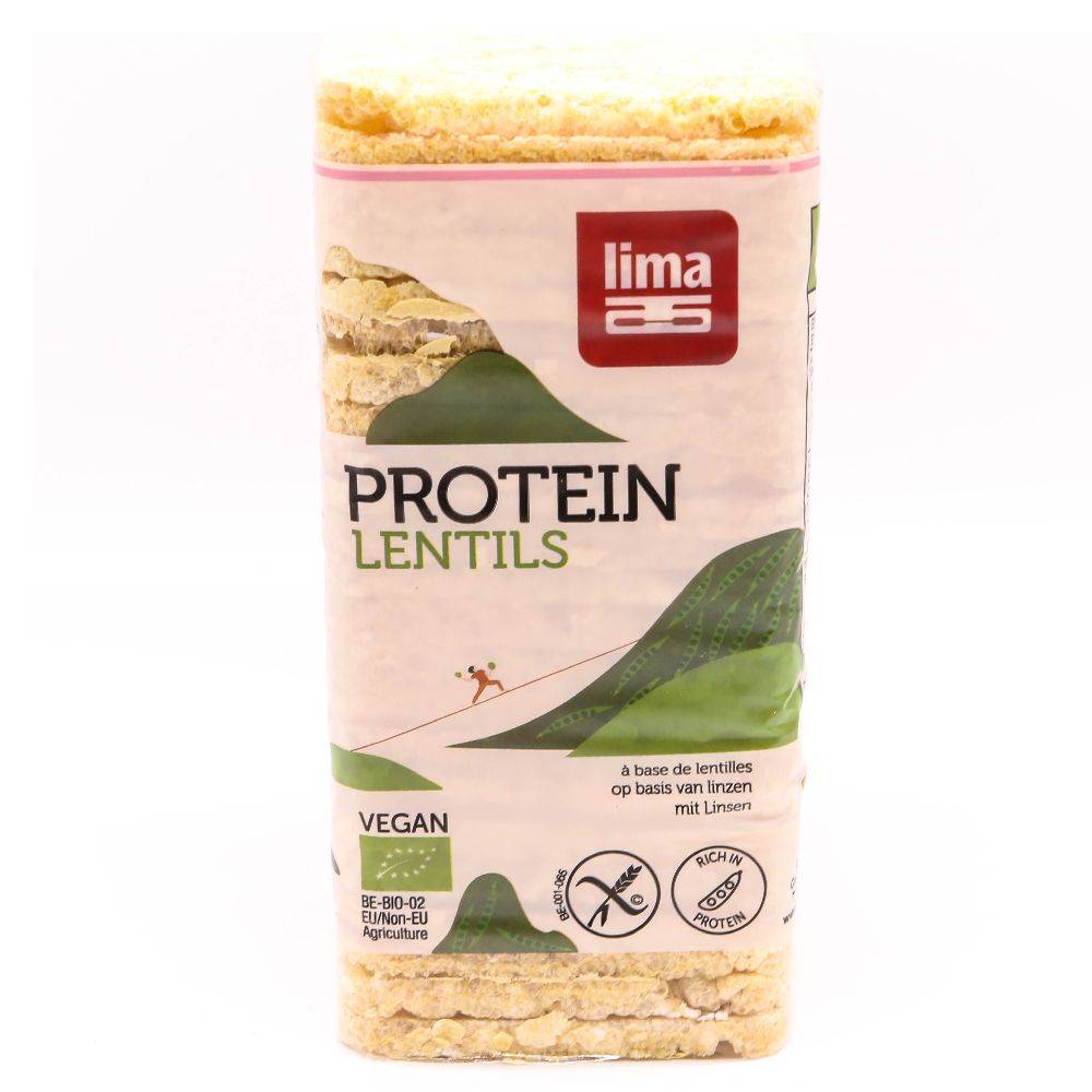 Galettes protein lentilles 100g - LIMA - BIO