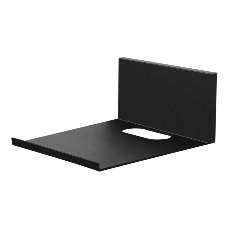 Hangman No Stud Smart Device Shelf, Black