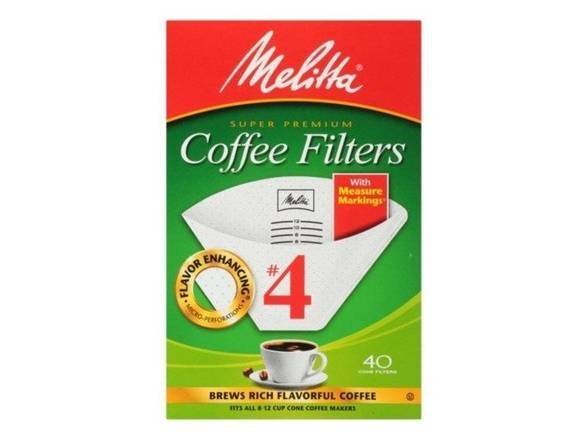 Melitta #4 Coffee Filters (40 filters)