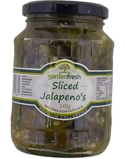 Garden Fresh Sliced Jalapeno Peppers (340g)
