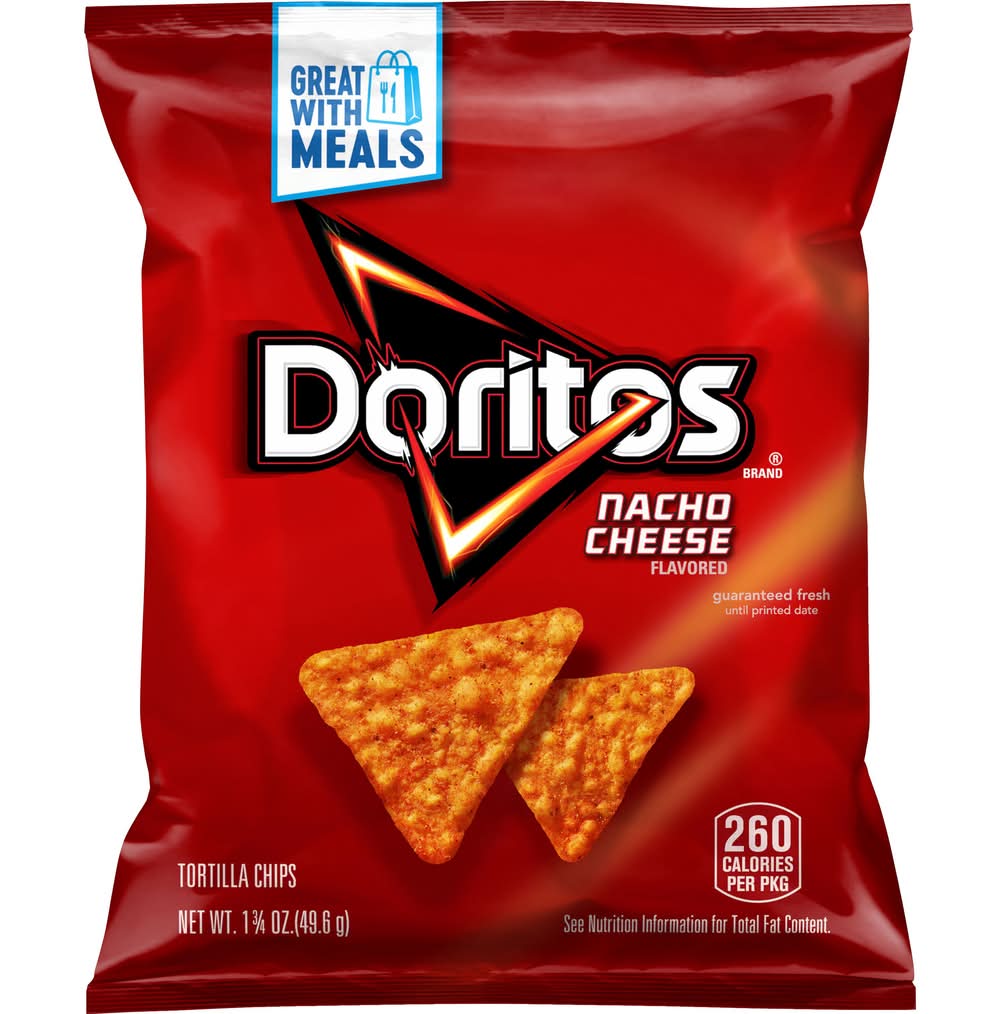 Doritos Tortilla Chips, Nacho Cheese (1.75 oz)