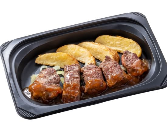(おかず)乱切りステーキ約120g
