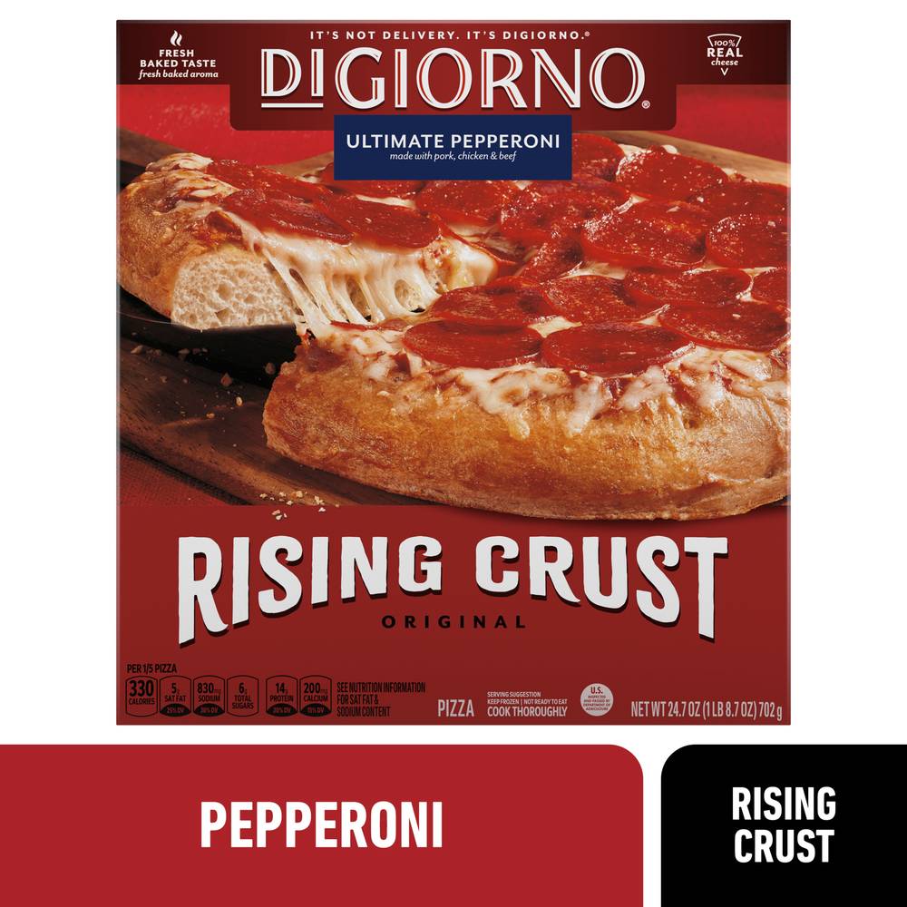 DiGiorno Original Rising Crust Pepperoni Frozen Pizza (24.7 oz)