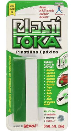 Plasti Loka · Pegamento en plastilina epóxica (20 g)