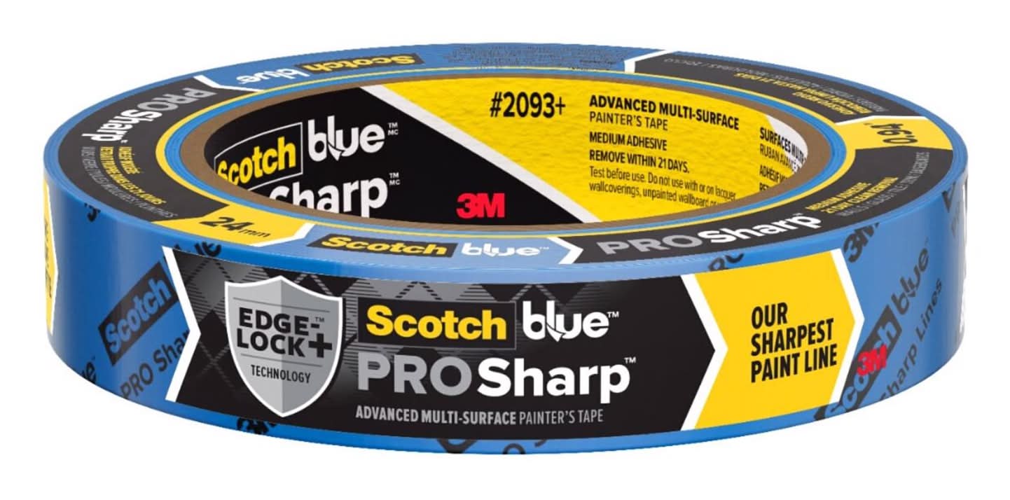 Scotchblue Prosharp 0.94 In. W X 60 Yd L Blue Medium Strength Painter'S Tape 1 Pk