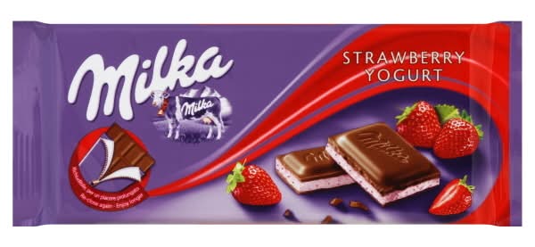 Milka Strawberry Milk Chocolate