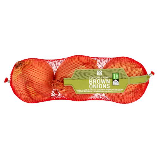 Co-op Brown Onions (3 pack)