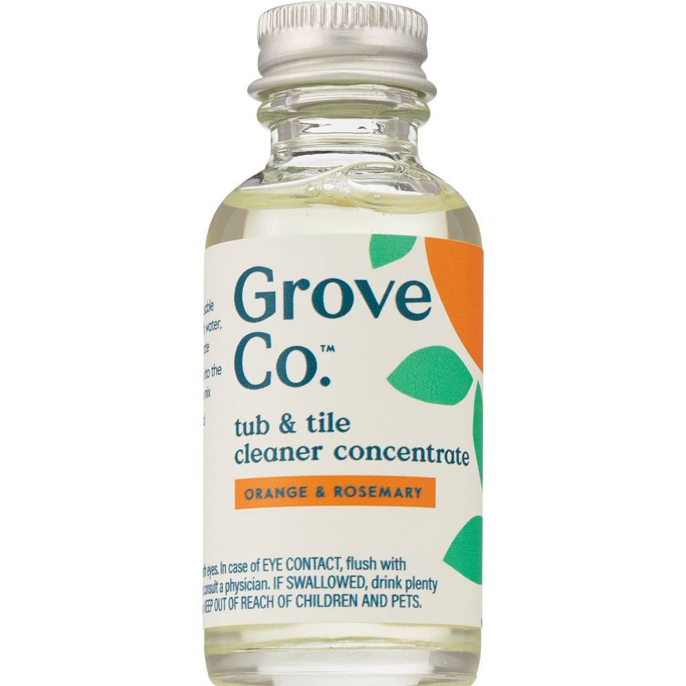 Grove Co. Tub & Tile Cleaner Orange & Rosemary 2 X 1oz