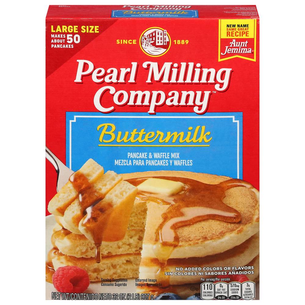 Pearl Milling Company Large Size Pancake & Waffle Mix, Buttermilk (32 oz)