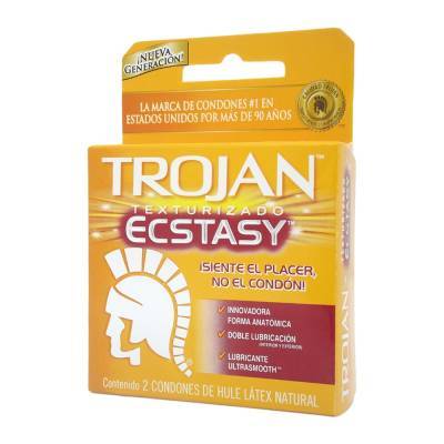Trojan Ecstacy condones texturizados Delivery Near Me | Order Online | Uber  Eats