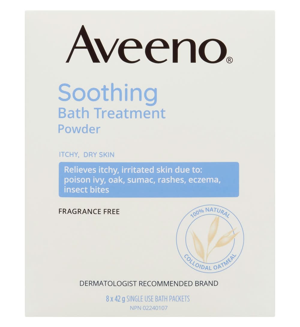 Aveeno Soothing Bath Treatment Powder (8 x 42 g)