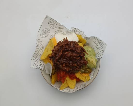 Small Beef Brisket Loaded Nachos