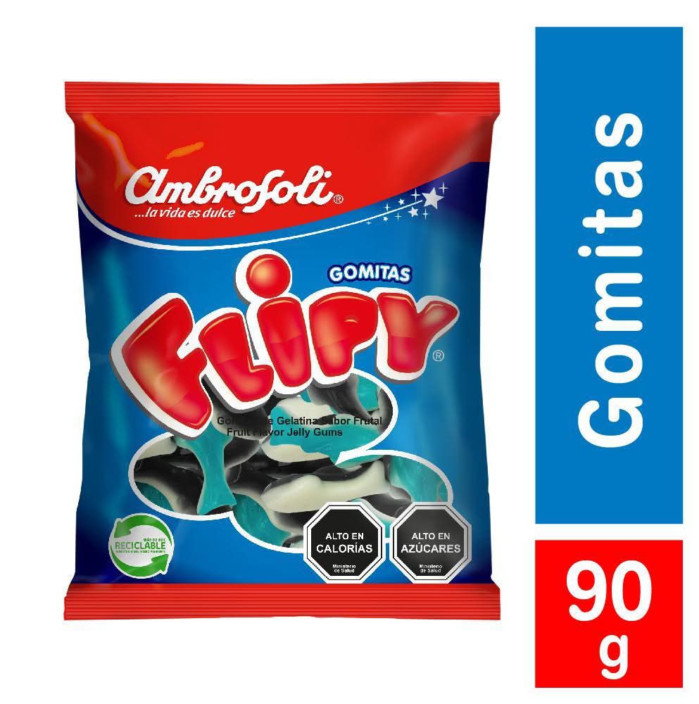 Ambrosoli · Flipy gomitas de gelatina - Frutal (90 g)