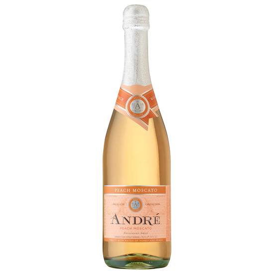 Andre Moscato Peach Champagne Sparkling Wine (750 ml)