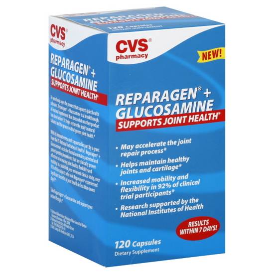 Cvs Pharmacy Reparagen + Glucosamine Supplement