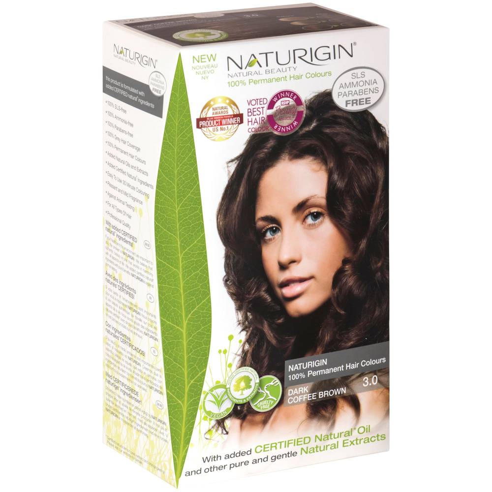 Naturigin 100% Organic Based Permanent Hair Color (3.0 dark coffee brown)