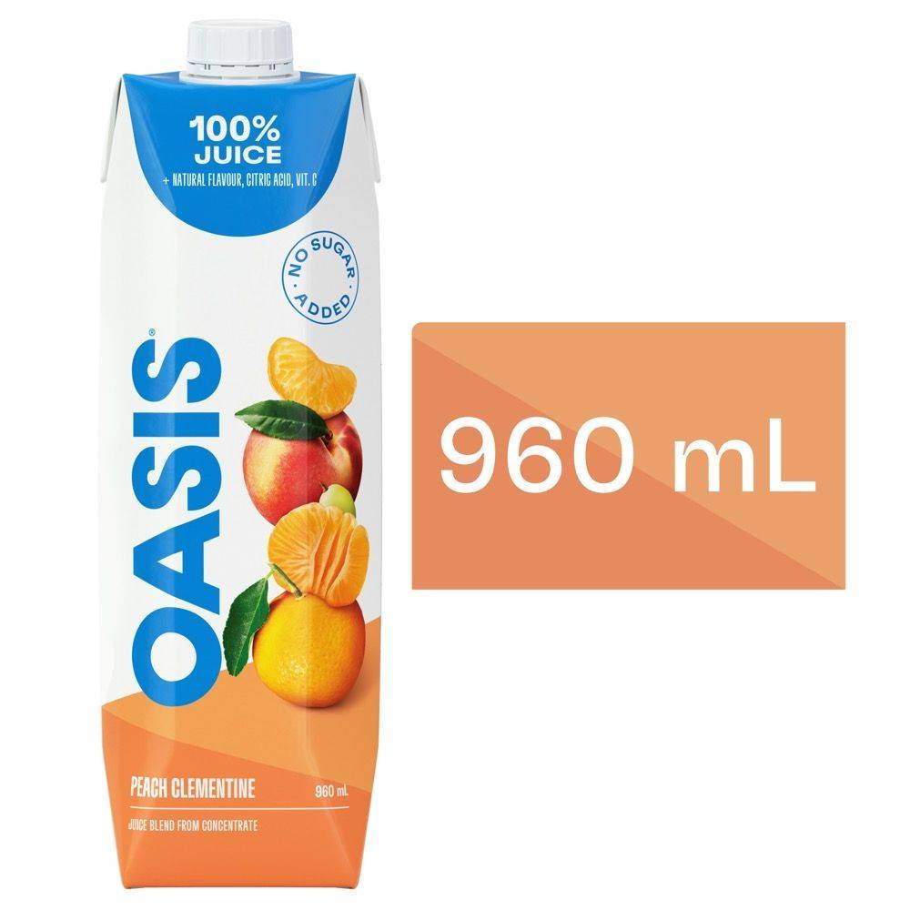 Oasis Jus de pêche et clémentine Delivery Near Me Order Online Uber