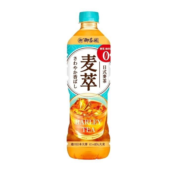 御茶園 麥萃無糖麥茶590ml*4(組)#874734