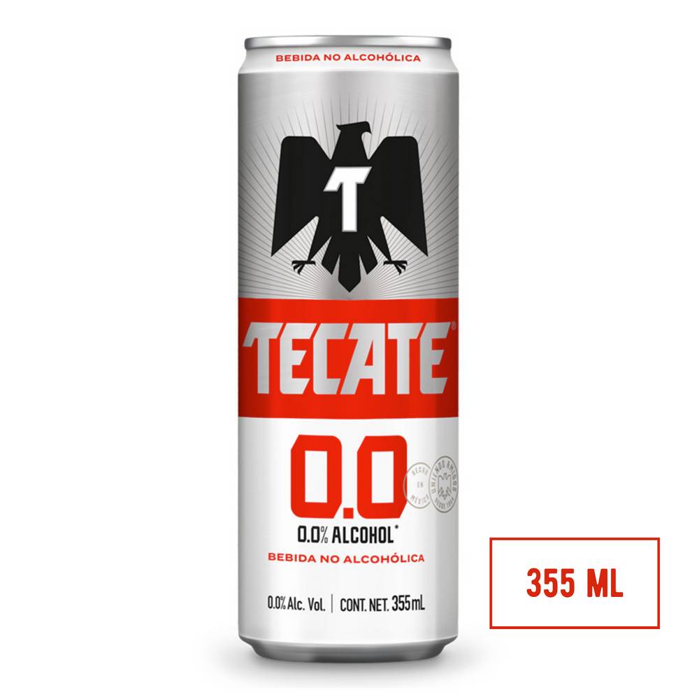 Tecate · Cerveza sin alcohol (355 ml)