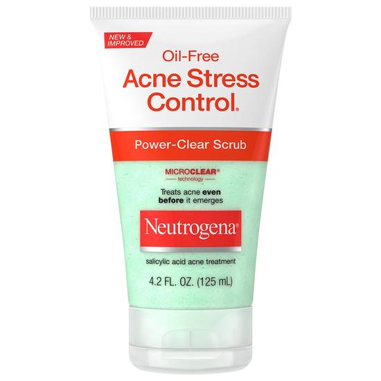 Neutrogena Oil-Free Acne Stress Control Salicylic Acid Scrub