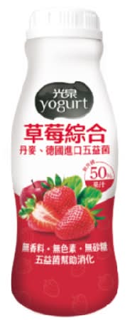 光泉優酪乳-草莓綜合-200ml※實際到貨效期約4天以上 <200ml毫升 x 1 x 1BOTTLE瓶>