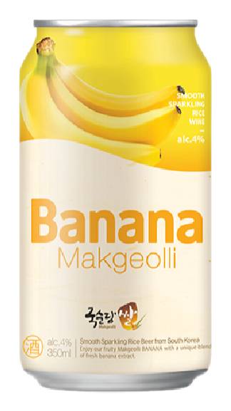 Kooksoondang Banana, Smooth Sparkling Rice Beer (350ml)
