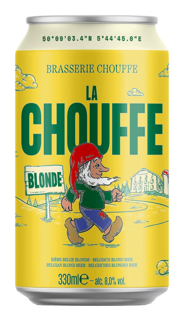 La Chouffe Bière Belge Blonde 33cl Canette