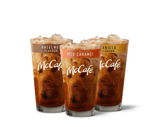 Medium Flavoured Iced Latte McCafé