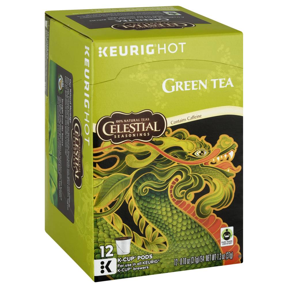 Celestial Seasonings Green Tea K-Cup Pods (1.3 oz, 12 ct)